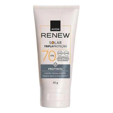 Imagem de Protetor Solar Facial Avon Renew Fps70 40g