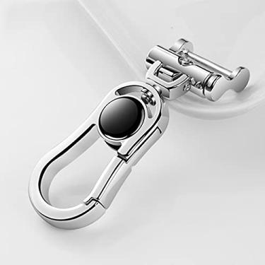 Imagem de YJADHU Capa de capa para chave remota de carro em TPU macio, adequado para Land Rover Range Rover Sport Evoque Freelander Jaguar XF XJ XE XJL XF, chaveiro de metal