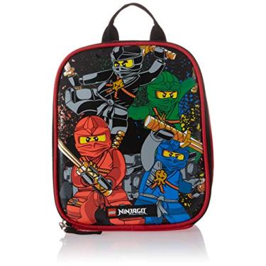 Imagem de LEGO Lancheira infantil Ninjago Team, Almoço do time Ninjago, Vermelho, One Size