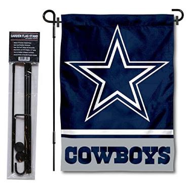 Imagem de Wincraft Dallas Cowboys Garden Flag with Stand Holder