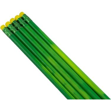 Imagem de Lápis Mood (lápis de mudança de cor ativado por calor) (termocromático) (testado não tóxico) (borracha sem látex) (caixa com 144), Green to Neon Yellow, 144