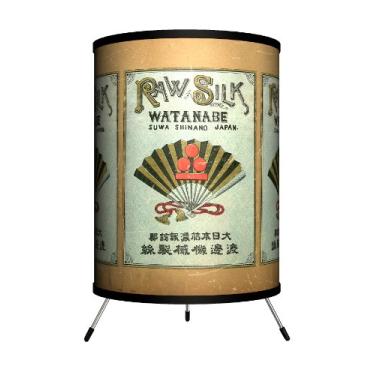 Imagem de Lamp-In-A-Box Lâmpada tripé Watanabe com etiquetas vintage TRI-VLB-WATAN, 20 x 20 x 35 cm