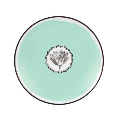 Imagem de Pratos Sobremesa Herbariae Verde 4 Peças Vista Alegre Atlantis