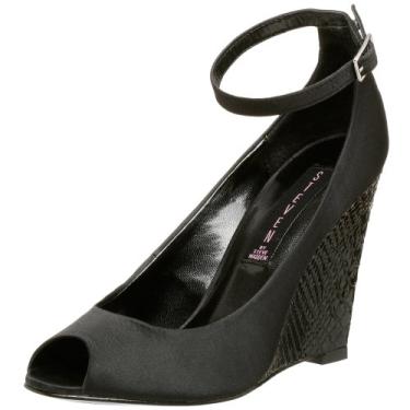 Imagem de STEVEN by Steve Madden Belah Wedge Pump Feminino, Preto, 4