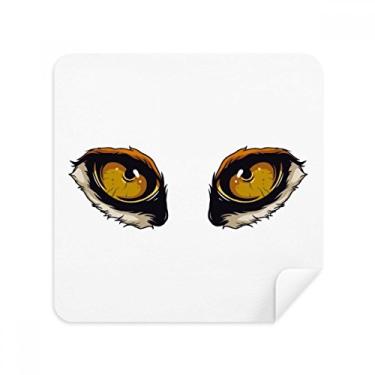 Imagem de Tecido de camurça com estampa de animal de raposa para decoração de olhos, 2 unidades