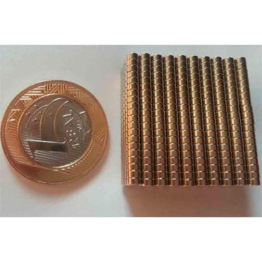 Imagem de Ima De Neodímio / Super Forte / 3mm X 1,5mm 1.000 Peças
