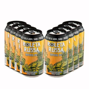 Imagem de Pack 8 Cervejas Roleta Russa Imperial IPA Lata 350ml