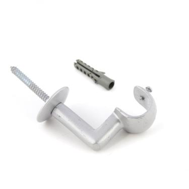 Imagem de Suporte De teto para Varao de Cortina 28mm Aço Escovado SL078-38 Wiler-K