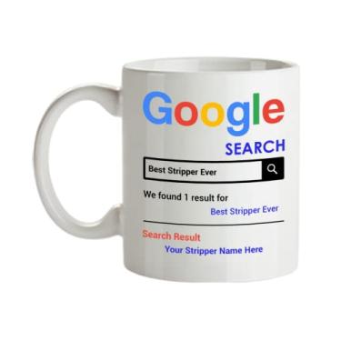 Imagem de Caneca de stripper personalizada, Best Stripper Ever, Copo de café do autor, Presentes do autor, Ideia de presente de cesta de Natal para stripper com nome personalizado