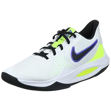 Imagem de Nike Precision 5, White/Black-Barely Volt-Volt, 10
