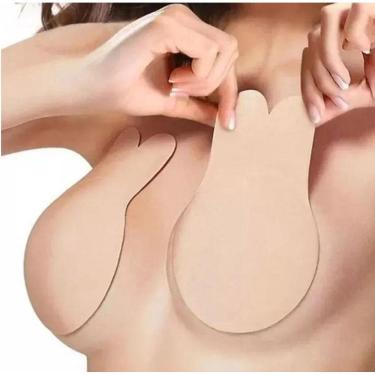 Imagem de Par Sutiã Adesivo Magico Invisível Levanta Seio Push Up M