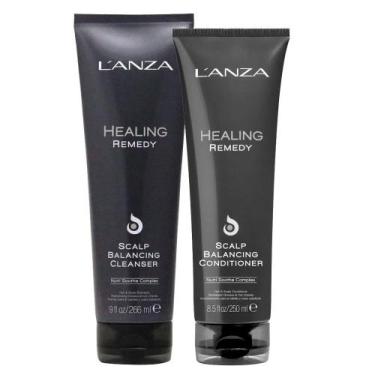 Imagem de Kit Healing Remedy Scalp Balancing Cleanser Shampoo E Condicionador La