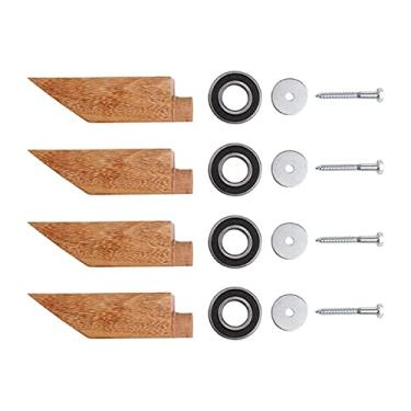 Imagem de Kit De 4 Rolamentos E Eixos Completos P/Carrinho De Rolimã
