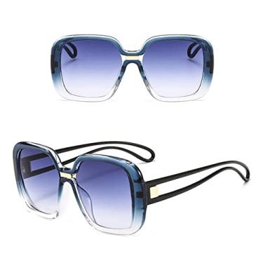 Imagem de Óculos de sol redondos superdimensionados fashion feminino vintage colorido lente oval óculos de sol masculinos populares sombras uv400,13, outros