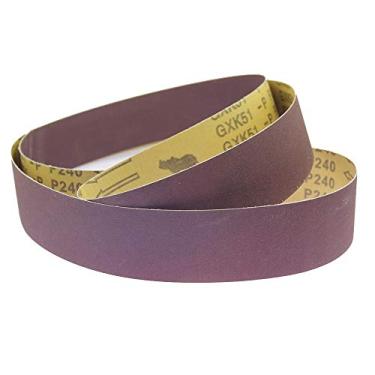 Imagem de 1 peça 48"/63"/72" *2"; Correia de lixamento A/O para acessórios de lixadeira de correia de polimento de metal,P100,1600x50mm