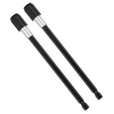 Imagem de Haste de extensão de broca de chave de fenda, suporte de broca de impacto 2 peças para furadeira elétrica para chave de fenda