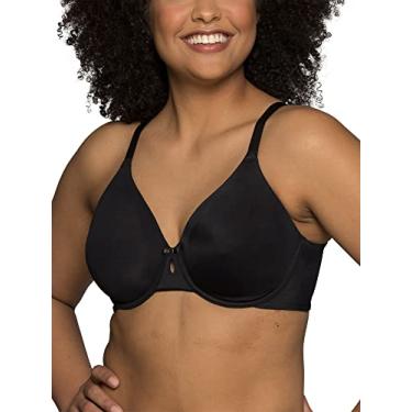 Imagem de Vanity Fair Sutiã feminino com aro não acolchoado nas costas, Suavização - Preto, 36C