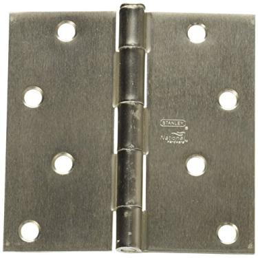 Imagem de NATIONAL MFG/SPECTRUM BRANDS HHI Dobradiça de porta N830-249, 10 cm, níquel acetinado