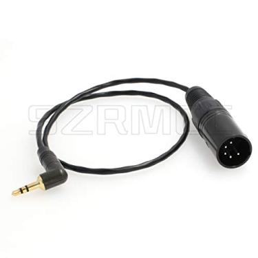 Imagem de SZRMCC cabo de entrada de áudio estéreo de 3,5 mm a XLR macho de 5 pinos para câmera Arri Alexa XT/SXT/Amira