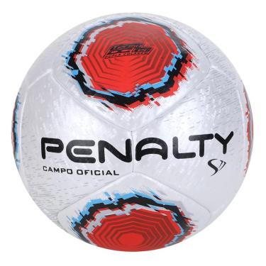 Imagem de Bola de Futebol Campo Penalty S11 R1 xxii - Branco + Vermelho