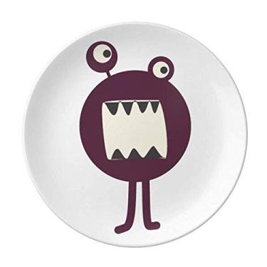 Imagem de Prato de monstro decorativo de porcelana Salver do Universo e Alienígena