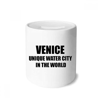 Imagem de DIYthinker Venice is Unique Water City Caixa de dinheiro de cerâmica porta-moedas presente de cofrinho