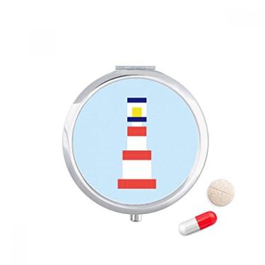 Imagem de Porta-comprimidos, porta-comprimidos, caixa de armazenamento de remédios de verão