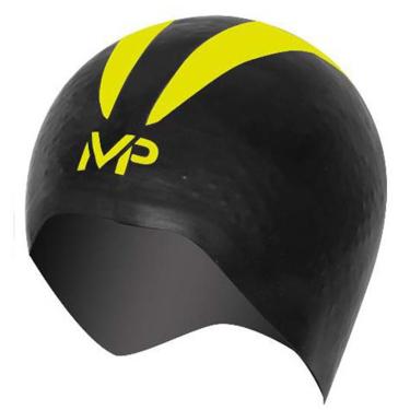 Imagem de Touca Modelo X-O Michael Phelps Aqua Sphere - Preto/Amarelo - M
