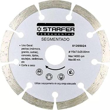 Imagem de Starfer Disco Diamantado Segmentado Seco