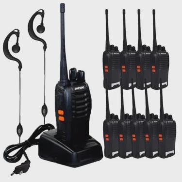 Imagem de Kit 10 Radios Comunicador Baofeng 777S Profissional Ht Uhf