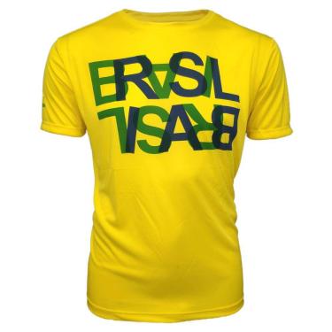 Imagem de Camiseta Mormaii AD Helanca Brasil Dry Masculina - Amarelo