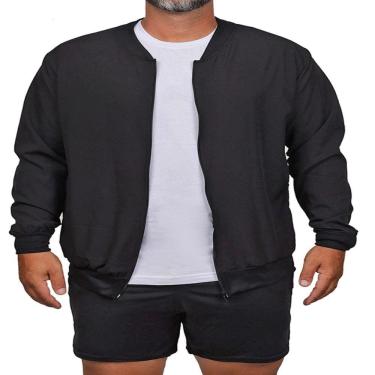 Imagem de Corta Vento Básico Sem Capuz Amanda Block Com Bolsos