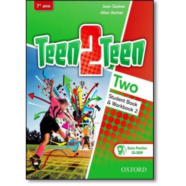 Imagem de Teen2teen Two: Student Book & Workbook 2 Pack - 7º Ano - Extra Practic