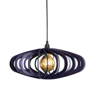 Imagem de Luminária Teto Lustre Pendente Balcão Cozinha Sala Egito Cor:azul