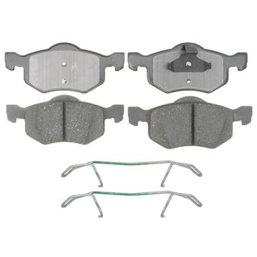 Imagem de ACDelco Conjunto de pastilhas de freio a disco frontal de cerâmica Gold 17D843CH