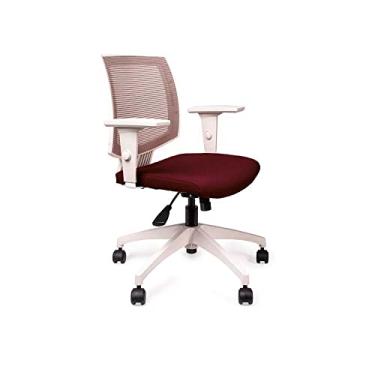 Imagem de Cadeira de Escritório Ergonômica Giratória Bordô Profit Marelli