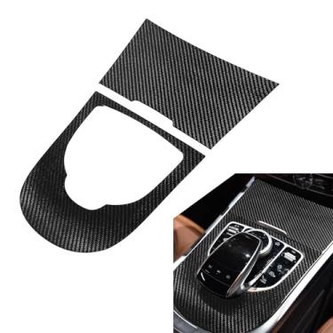 Imagem de FINMOKAL Para Benz G-Class 2019-23 Real Fibra de Carbono Central Console Shift Painel Guarnição