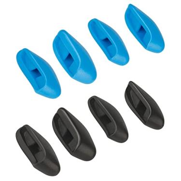 Imagem de BLAZERBUCK Almofadas de nariz de substituição para óculos de sol Oakley Flak 2.0 XL OO9295 OO9188 – Preto + Azul claro