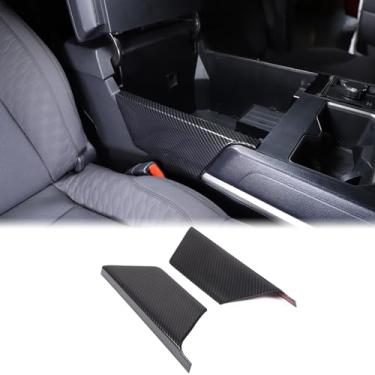 Imagem de Aunginsy Caixa de apoio de braço lateral para console central capa de acabamento do painel inferior compatível com Toyot@a Tundra/Sequoia 2022 2023 Caminhão Controle Central Mudança de marchas Painel