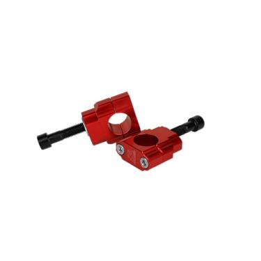 Imagem de PRO CAKEN Elevadores de guidão de motocicleta CNC de 1 1/20.3 cm 28 mm 10 mm com braçadeiras para scooters ATV de bicicleta suja 110cc 125cc 150cc 200cc, acessórios universais de motocicleta, vermelho