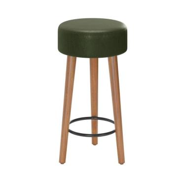 Imagem de Banco Baixo Retrô Para Sala Corbyn Verde