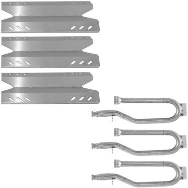 Imagem de YOUFIRE Tubo de queimadores a gás, placa de calor de aço inoxidável, peças de reposição para churrasqueira para membros Mark BQ05046-6, BBQ Pro BQ05041-28, BQ51009, Sam's Club, Outdoor Gourmet