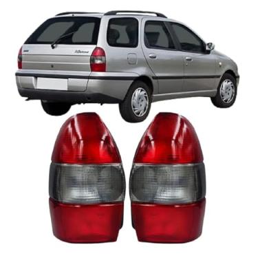 Imagem de Par Lanterna Traseira Palio Weekend Fumê 1997 1998 1999 2000