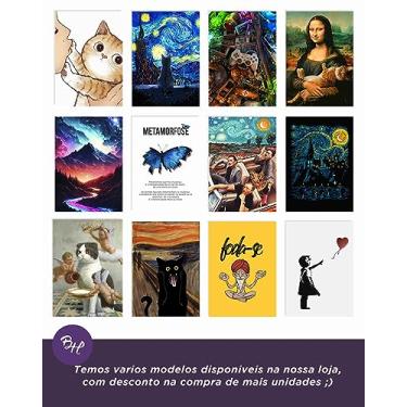 Imagem de Placa Decorativa Minimalista Pote De Flores Decoração Quarto Sala