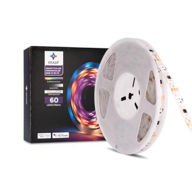 Imagem de EKAZA Fita Led Inteligente Dreamcolor, 5 Metros, Com Silicone, RGB-IC, 60 LEDS, Wi-Fi, compatível com Amazon Alexa e Google Assistant - EKCL-T3337