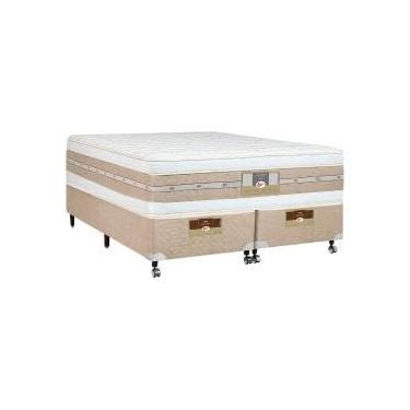 Imagem de Cama Box + Colchão Castor King Silver Star Air Double Face Pocket 180x200x61cm