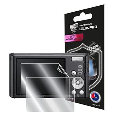 Imagem de IPG Protetor de tela invisível para câmera Sony Cyber-Shot DSC-W830 (2 unidades) - Qualidade HD/autorreparação/sem bolhas para W830