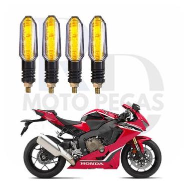 Imagem de Kit Seta para Moto Honda CB 1000R Pisca Led Universal P50 12V Esportiv