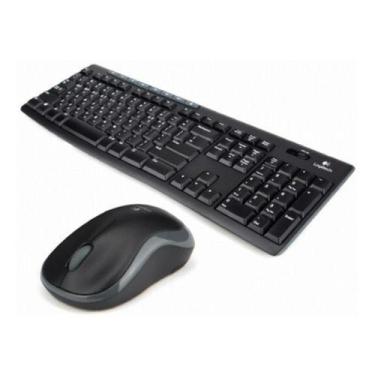 Imagem de Teclado + Mouse Sem Fio Logitech Barato e bom mk-270 - A.R Variedades 