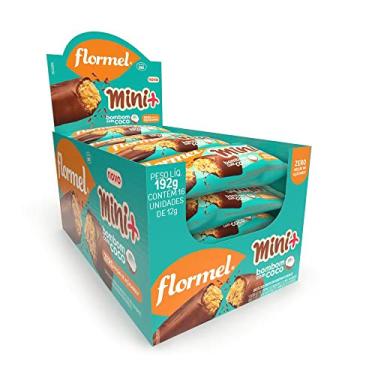Imagem de Mini Bombom com Coco FLORMEL 12g- Caixa com 16 unidades